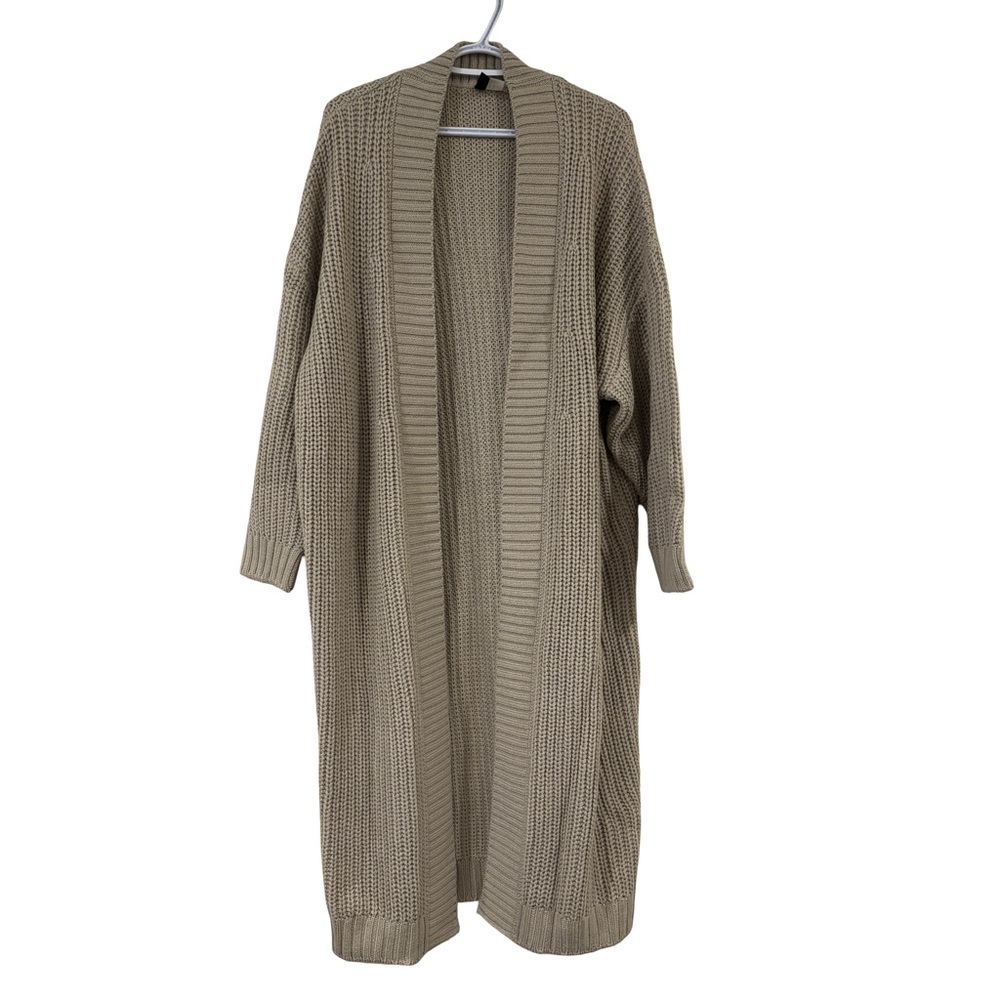 H&M Long Beige Cardigan